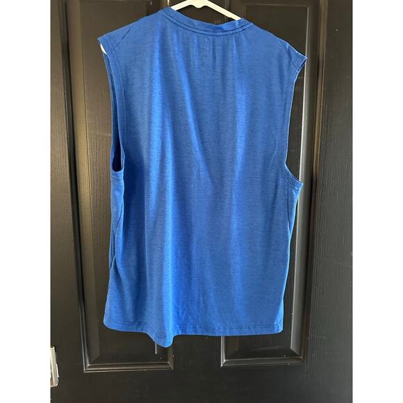 Nike Dri-Fit Blue Training Muscle Tank Top Size Large - Picture 3 of 4